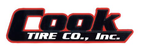 Cook tire - Specialties: Cook Tire Co., Inc. is a family owned business that prides itself on excellent customer service. Since its founding in 1975 by Ted & Debbie Cook, Cook Tire has been dedicated to providing it's customers the best tire selection, purchase guidance, automotive products and service for their money. We offer a division for all your tire needs from passenger and light truck, commercial ... 